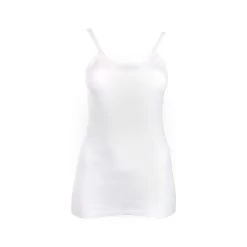 Women's Thin Strap Camisole - Curvy -Casual Wear Shop 10096 WHITE l