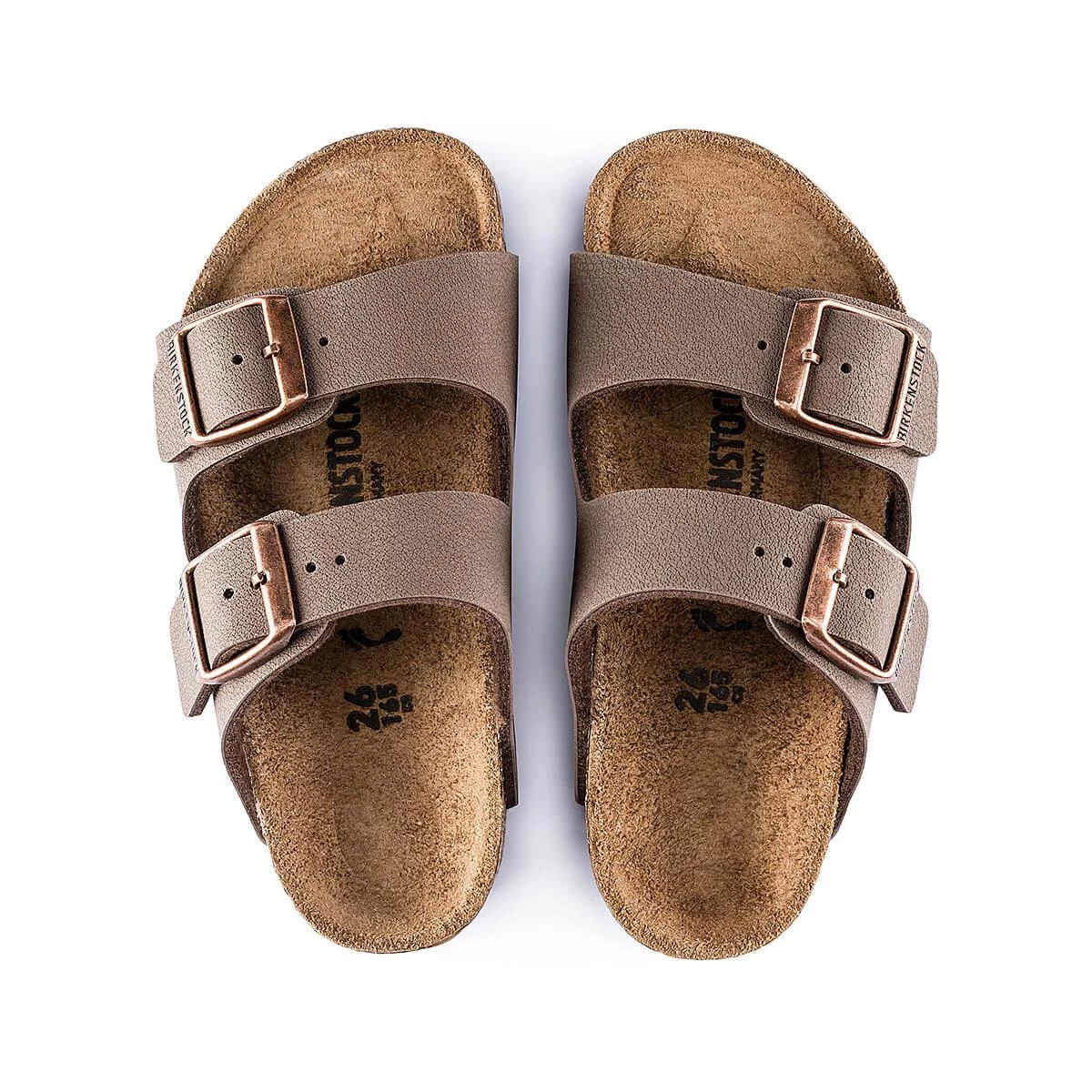 Birkenstock Kids ' Arizona Birkibuc Sandals 4 Birkenstock Kids ' Arizona Birkibuc Sandals - Image 2