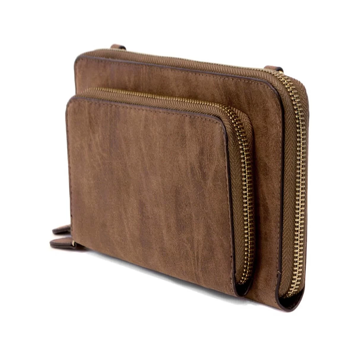 Brushed Mini Convertible Zip Around Wristlet 6 Brushed Mini Convertible Zip Around Wristlet - Image 4