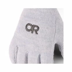 Outdoor Research Women's Flurry Sensor Gloves -Casual Wear Shop 216329GREY HEATHER 1050alt3