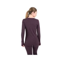 Women's Cloud Nine Performance Scoop Long Sleeve Top -Casual Wear Shop 216903604 BLACKBERRYalt1