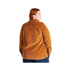 L.L.Bean Women's Comfort Corduroy Long Sleeve Relaxed Shirt - Curvy