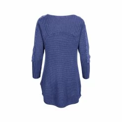 Women's Seed Stitch High- Low Pullover