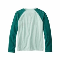 L.L.Bean Kids ' Everyday Sunsmart Long Sleeve T- Shirt -Casual Wear Shop 222513COOL SEA BLUEalt2