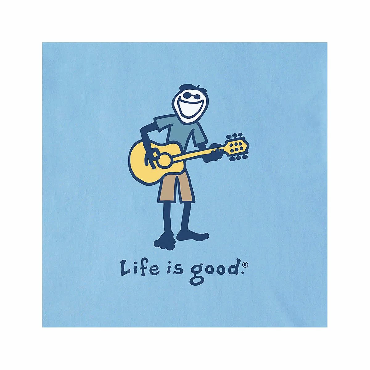 Men's Jake Guitar Short Sleeve Crusher T- Shirt 4 Men's Jake Guitar Short Sleeve Crusher T- Shirt - Image 2