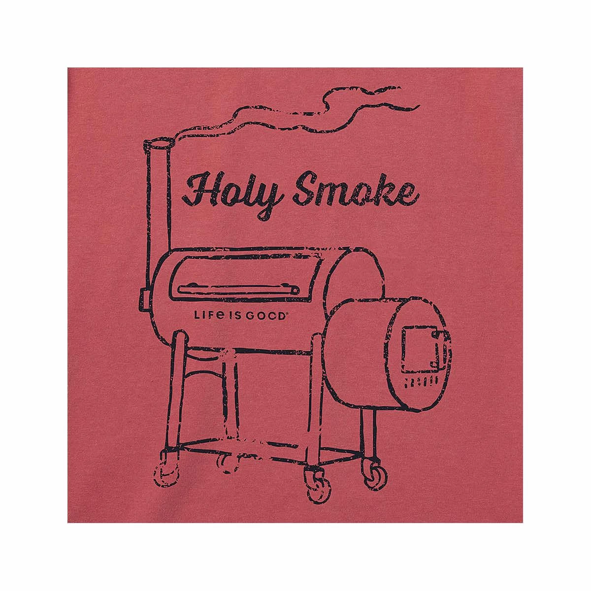 Men's Holy Smoke Smoker Short Sleeve Crusher T- Shirt 3 Men's Holy Smoke Smoker Short Sleeve Crusher T- Shirt