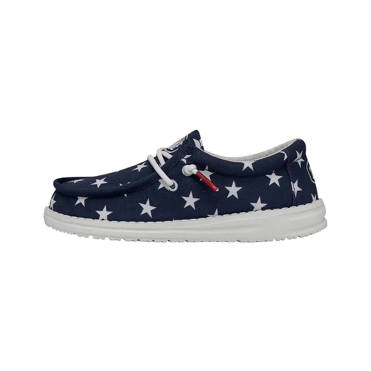Hey Dude Youth Wally Patriotic Shoes 5 Hey Dude Youth Wally Patriotic Shoes - Image 3