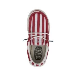 Hey Dude Youth Wally Patriotic Shoes 12 Hey Dude Youth Wally Patriotic Shoes -Casual Wear Shop 228125AMERICAN FLAGalt4