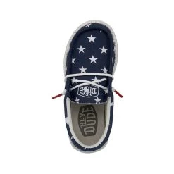Hey Dude Youth Wally Patriotic Shoes 13 Hey Dude Youth Wally Patriotic Shoes -Casual Wear Shop 228125AMERICAN FLAGalt5