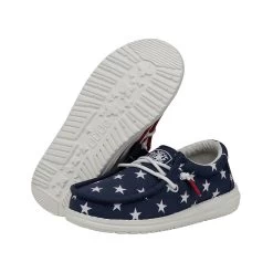 Hey Dude Youth Wally Patriotic Shoes 14 Hey Dude Youth Wally Patriotic Shoes -Casual Wear Shop 228125AMERICAN FLAGalt6