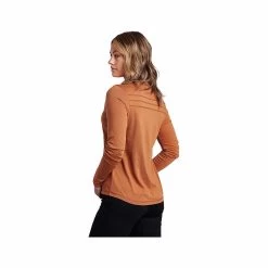 KUHL Women's Arabella V- Neck Long Sleeve Top 15 KUHL Women's Arabella V- Neck Long Sleeve Top -Casual Wear Shop 229387COP COPPERalt2