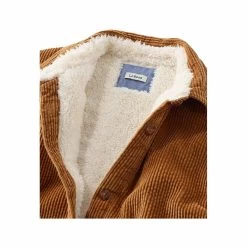 L.L.Bean Women's Comfort Corduroy Lined Relaxed Long Sleeve Shirt -Casual Wear Shop 229434SADDLEalt4