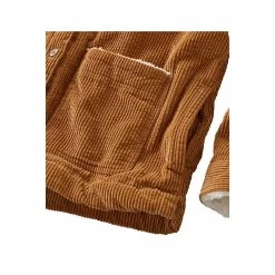 L.L.Bean Women's Comfort Corduroy Lined Relaxed Long Sleeve Shirt -Casual Wear Shop 229434SADDLEalt5