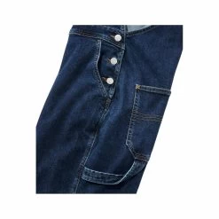 L.L.Bean Women's 207 Vintage Jean Overalls -Casual Wear Shop 229444WASHED INDIGOalt3