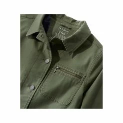 L.L.Bean Women's Bean's Chore Jacket -Casual Wear Shop 229449DEEP OLIVEalt3