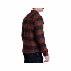 KUHL Men's Disordr Long Sleeve Flannel Shirt -Casual Wear Shop 229546SPICED RUMalt2