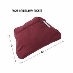 L.L.Bean Women's Mountain Classic Insulated Anorak Jacket - Curvy -Casual Wear Shop 229549GUNMETAL BURGUNDYalt5