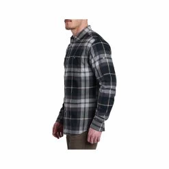 KUHL Men's Fugitive Flannel Long Sleeve Shirt -Casual Wear Shop 229552IRON MOUNTAINalt2