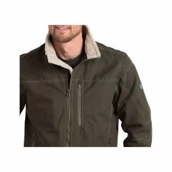 KUHL Men's Burr Lined Jacket -Casual Wear Shop 229670GUN METALalt3
