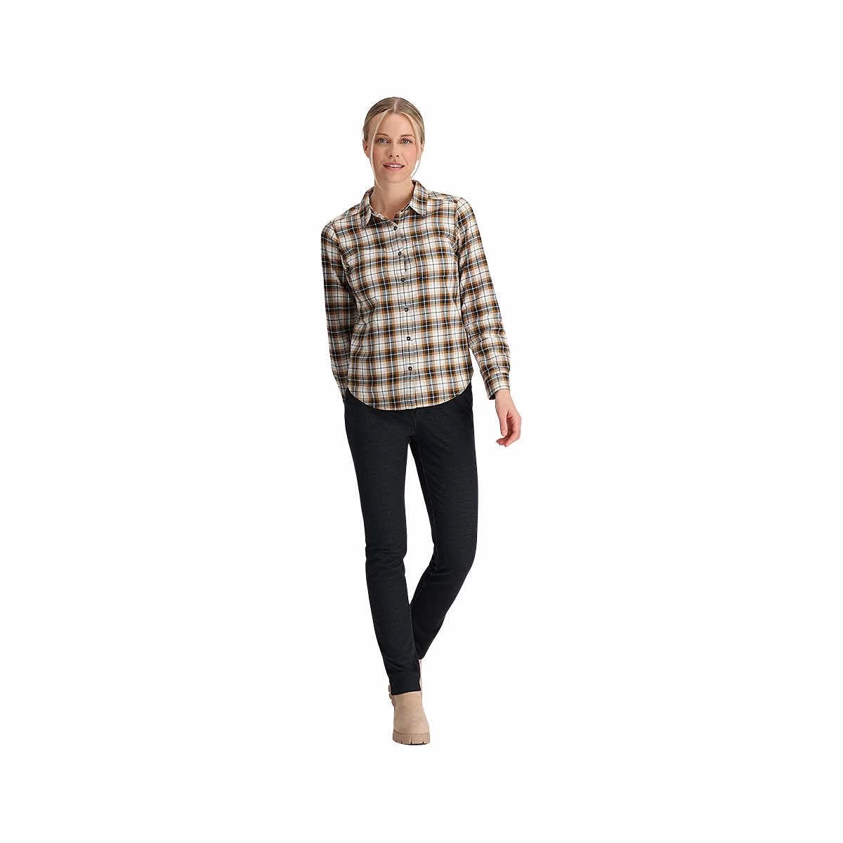 Royal Robbins Women's Lieback Long Sleeve Flannel Shirt 4 Royal Robbins Women's Lieback Long Sleeve Flannel Shirt - Image 2