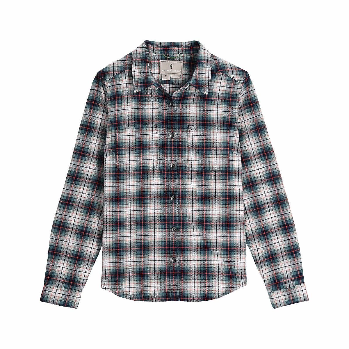 Royal Robbins Women's Lieback Long Sleeve Flannel Shirt 9 Royal Robbins Women's Lieback Long Sleeve Flannel Shirt - Image 7