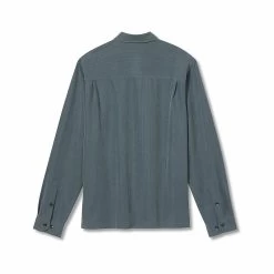 Royal Robbins Men's Desert Pucker Dry Long Sleeve Shirt -Casual Wear Shop 229773SEA PINEalt4