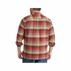 L.L.Bean Men's Long Sleeve Plaid Chamois Shirt