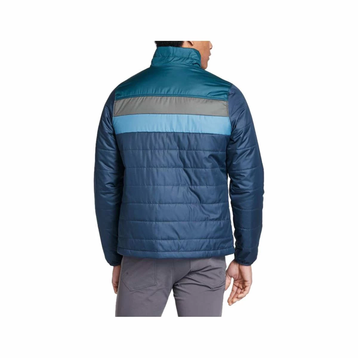L.L.Bean Men's Mountain Classic Puffer Colorblock Jacket 3 L.L.Bean Men's Mountain Classic Puffer Colorblock Jacket