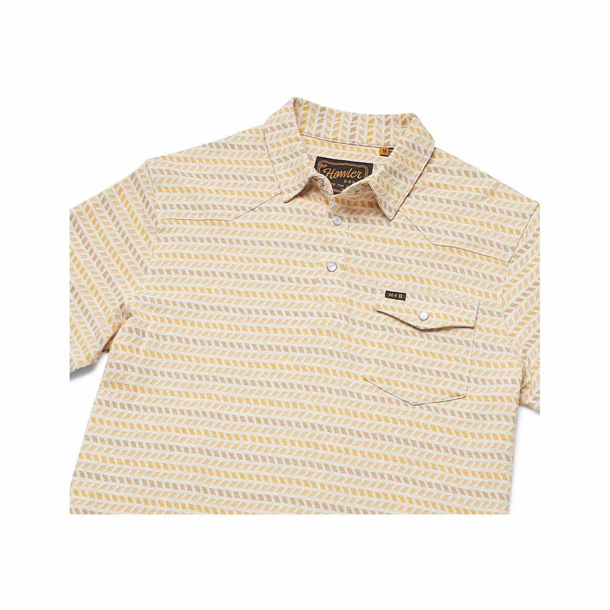 Men's Ranchero Jacquard Short Sleeve Polo Shirt 9 Men's Ranchero Jacquard Short Sleeve Polo Shirt - Image 7