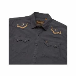 Men's Crosscut Deluxe Long Sleeve Snapshirt -Casual Wear Shop 229836WAXING CULEBRAalt3