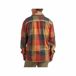 Men's Rodanthe Blanket Flannel Long Sleeve Shirt -Casual Wear Shop 229842NORTHWOODSalt1