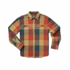 Men's Rodanthe Blanket Flannel Long Sleeve Shirt -Casual Wear Shop 229842NORTHWOODSalt2