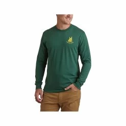 Men's Howler Long Sleeve T- Shirt -Casual Wear Shop 229845HC FOREST GREENalt1
