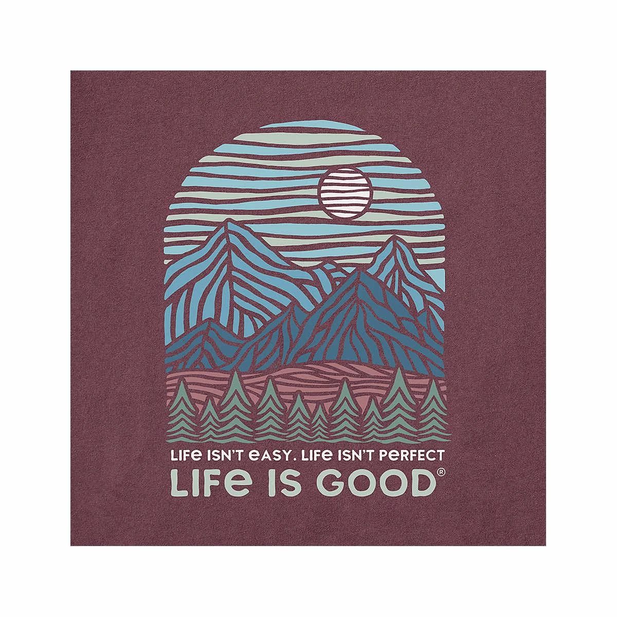 Men's Life Isn ' T Easy Long Sleeve Crusher Lite T- Shirt 3 Men's Life Isn ' T Easy Long Sleeve Crusher Lite T- Shirt