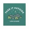 Men's Take It Outside Long Sleeve Crusher Lite T- Shirt