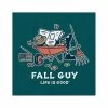 Men's Fall Guy Long Sleeve Crusher T- Shirt -Casual Wear Shop 229884MALLARD GREENalt1