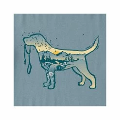 Men's Dogscape Long Sleeve Crusher T- Shirt