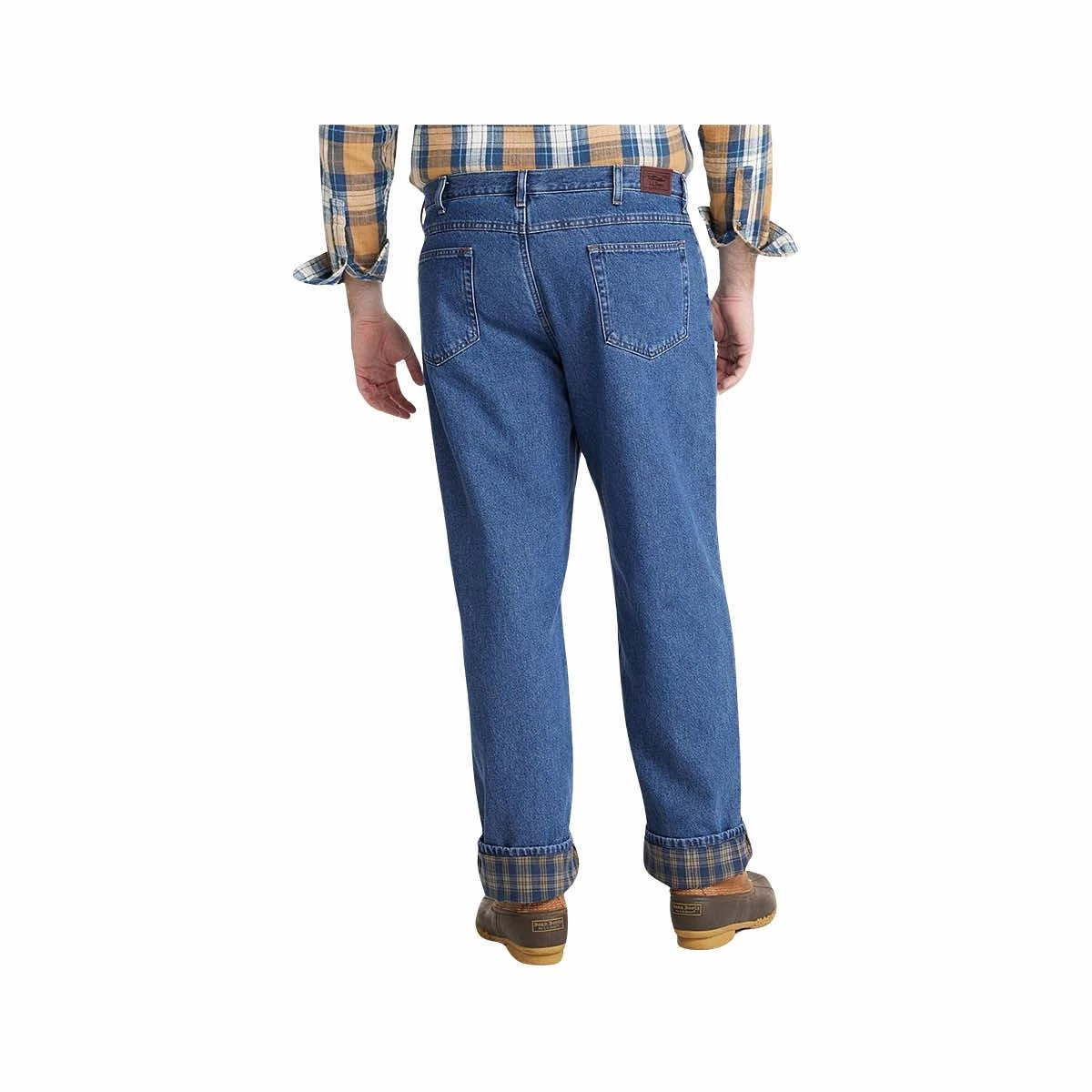 L.L.Bean Men's Double L Flannel- Lined Relaxed Fit Jeans 4 L.L.Bean Men's Double L Flannel- Lined Relaxed Fit Jeans - Image 2
