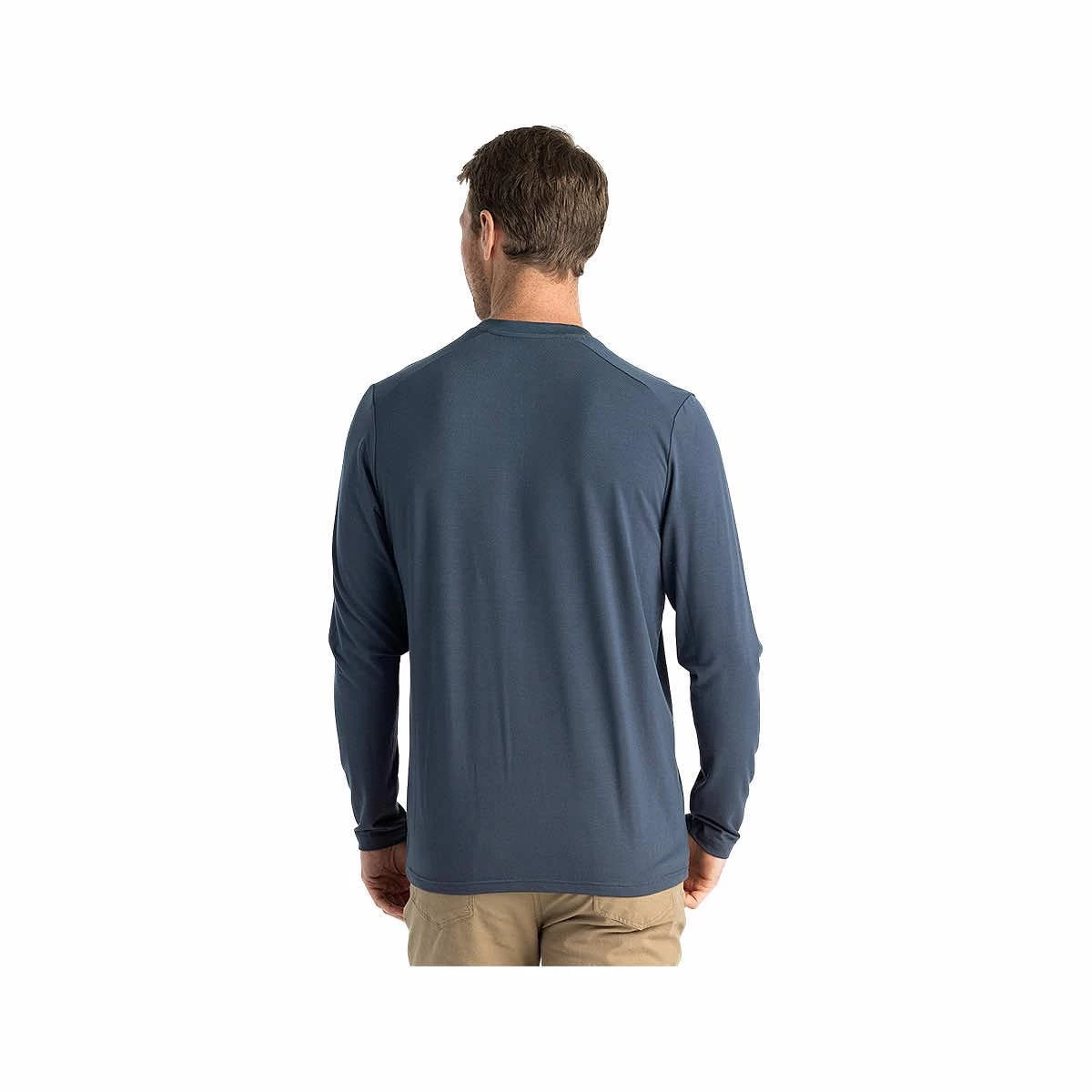 Men's Bamboo Flex Long Sleeve Henley Shirt