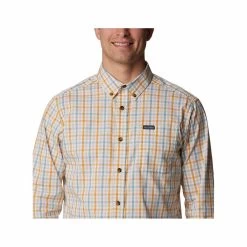 Columbia Men's Rapid Rivers Ii Long Sleeve Shirt -Casual Wear Shop 230373RAW HONEYalt4