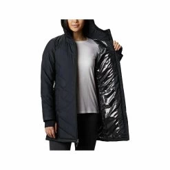 Columbia Women's Heavenly Long Hooded Jacket -Casual Wear Shop 230457010 BLACKalt3
