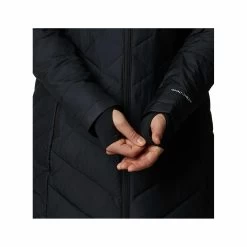 Columbia Women's Heavenly Long Hooded Jacket -Casual Wear Shop 230457010 BLACKalt5
