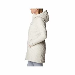 Columbia Women's Heavenly Long Hooded Jacket -Casual Wear Shop 230457CHALK 191alt2