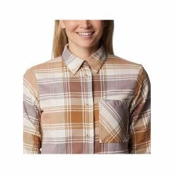 Columbia Women's Calico Basin Flannel Long Sleeve Shirt 15 Columbia Women's Calico Basin Flannel Long Sleeve Shirt -Casual Wear Shop 230466626T DUSTYPINKalt3