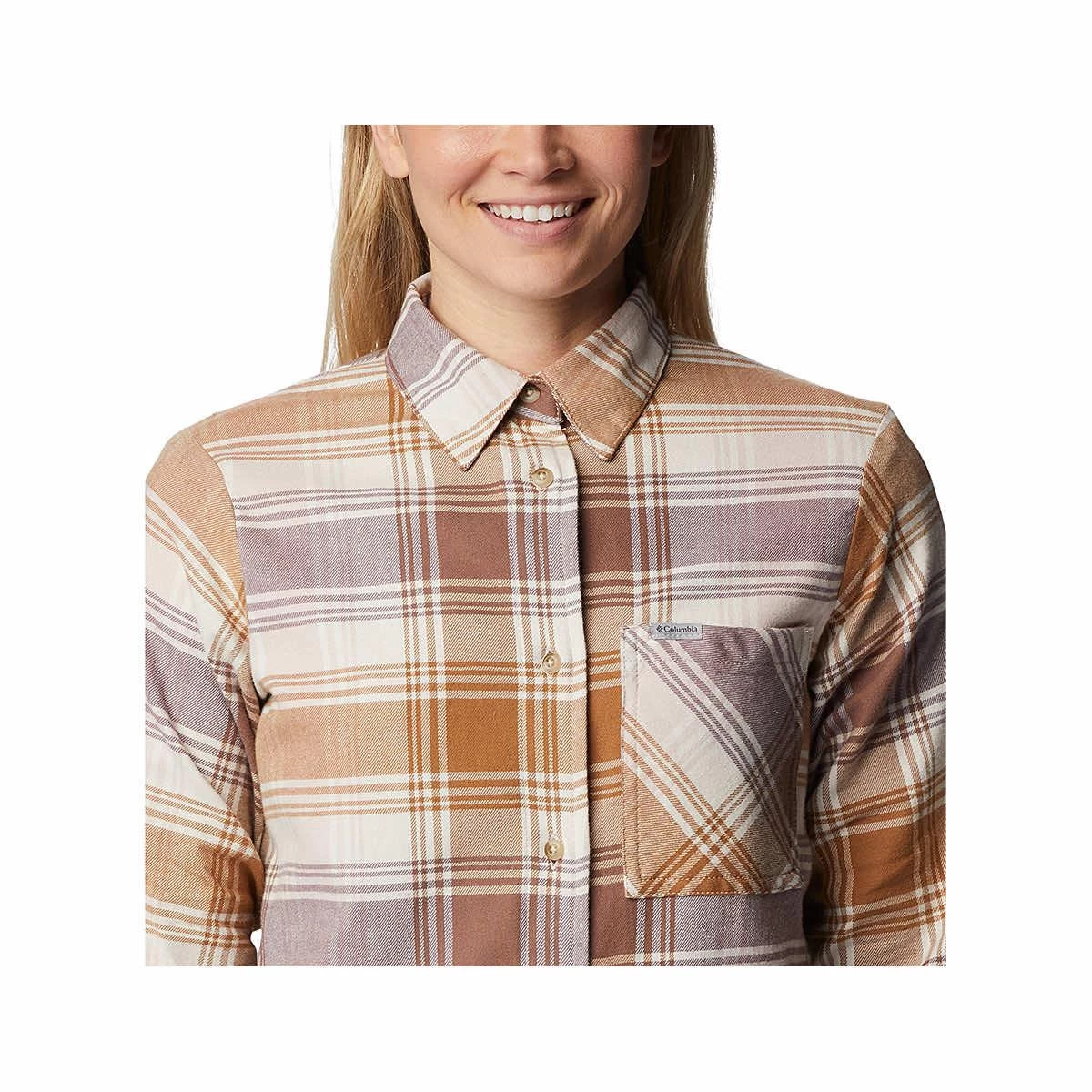 Columbia Women's Calico Basin Flannel Long Sleeve Shirt 5 Columbia Women's Calico Basin Flannel Long Sleeve Shirt - Image 3