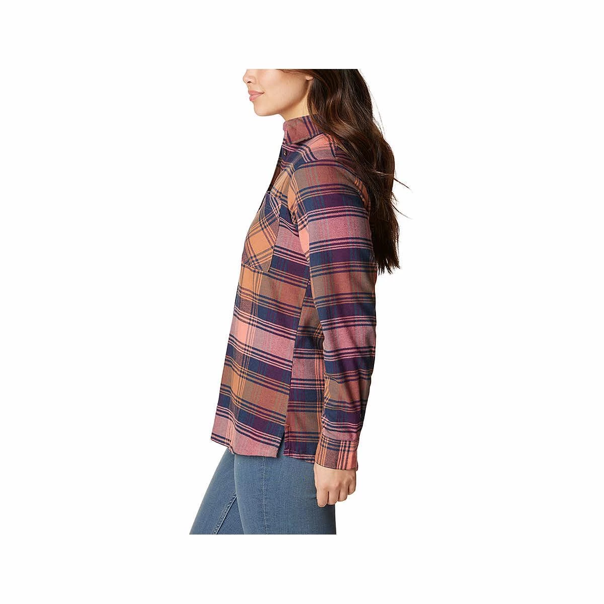 Columbia Women's Calico Basin Flannel Long Sleeve Shirt 9 Columbia Women's Calico Basin Flannel Long Sleeve Shirt - Image 7