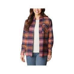 Columbia Women's Calico Basin Flannel Long Sleeve Shirt 22 Columbia Women's Calico Basin Flannel Long Sleeve Shirt -Casual Wear Shop 230466852 FADEDPEACHalt5