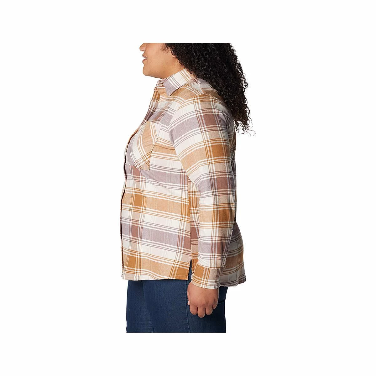 Columbia Women's Calico Basin Flannel Long Sleeve Shirt - Curvy 4 Columbia Women's Calico Basin Flannel Long Sleeve Shirt - Curvy - Image 2