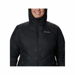 Columbia Women's Heavenly Long Hooded Jacket - Curvy -Casual Wear Shop 230480010 BLACKalt4