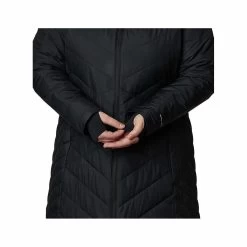 Columbia Women's Heavenly Long Hooded Jacket - Curvy -Casual Wear Shop 230480010 BLACKalt5